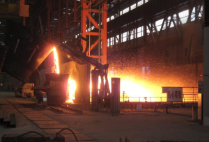 鋼渣風淬法處理